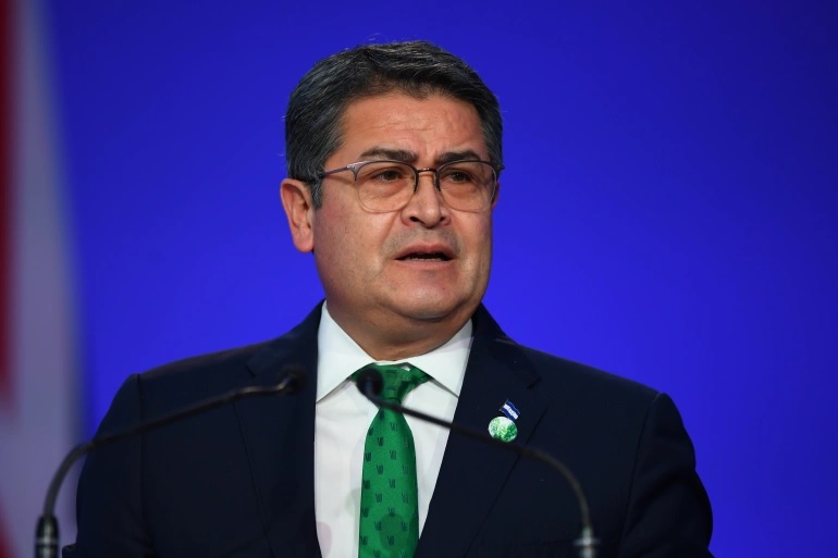 Honduran former president, Juan Orlando Hernández.