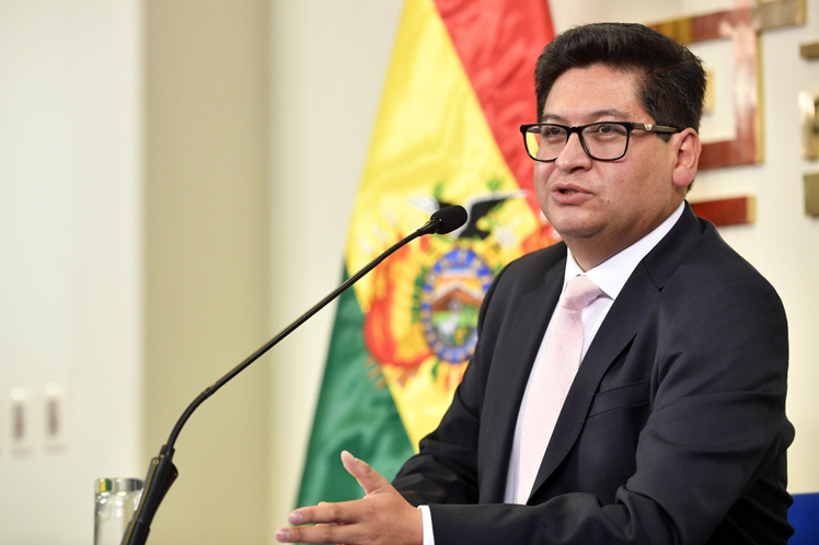 Bolivian Economy Minister Marcelo Montenegro.