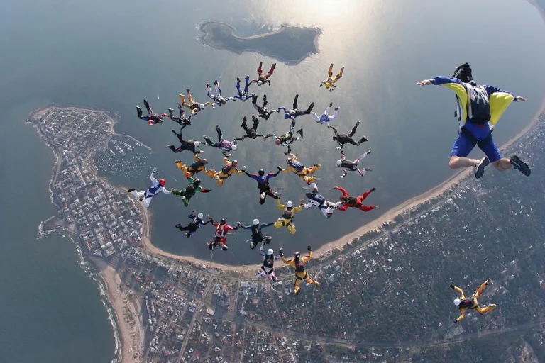 Uruguay’s Punta del Este hosts the most important skydiving show in the Americas