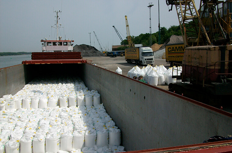 Ammonium nitrate shippments. (Photo internet reproduction)