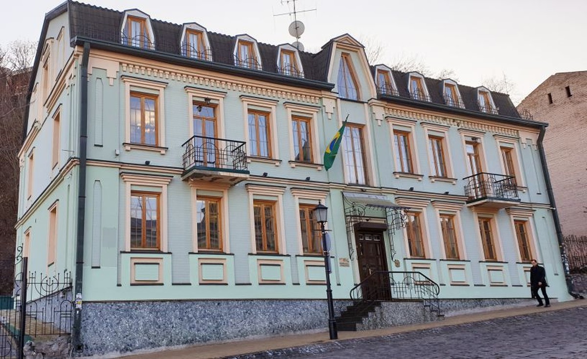 The Brazilian Embassy in Kiev.