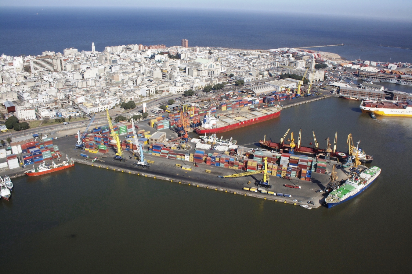 Montevideo's port.