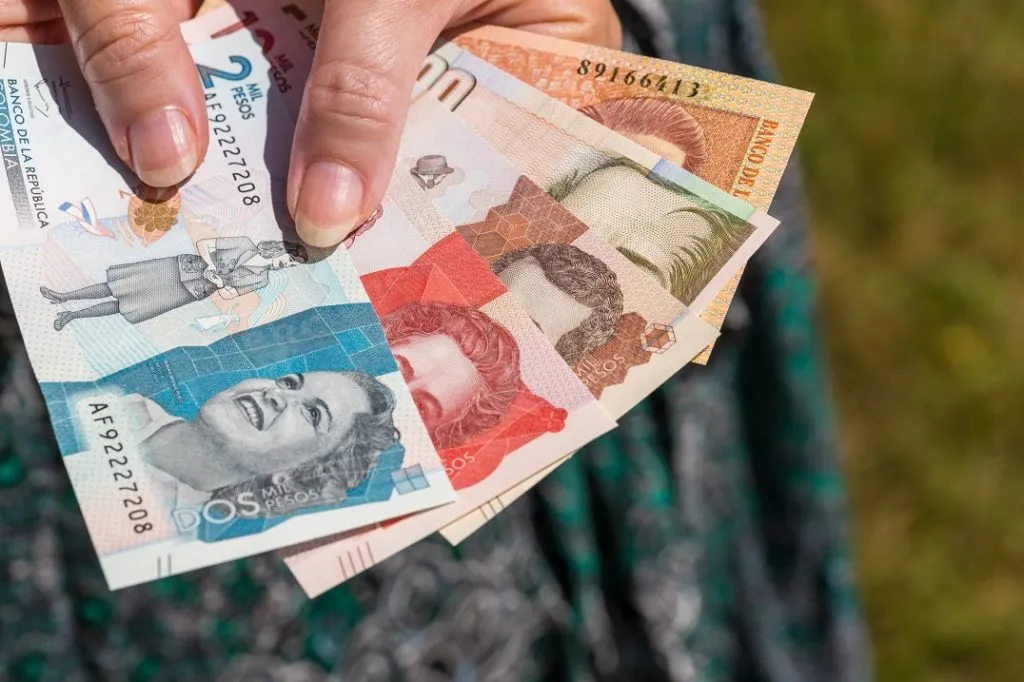 Colombian Peso. (Photo internet reproduction)