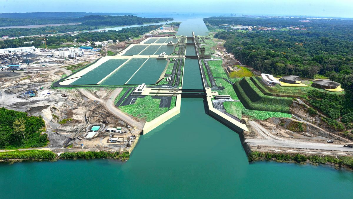 The Panama Canal. (Photo Internet reproduction)