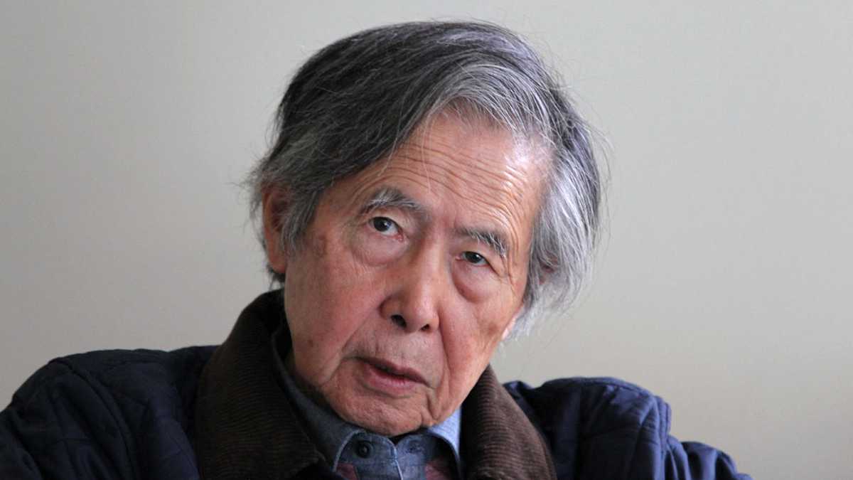 Former Peruvian President Alberto Fujimori.