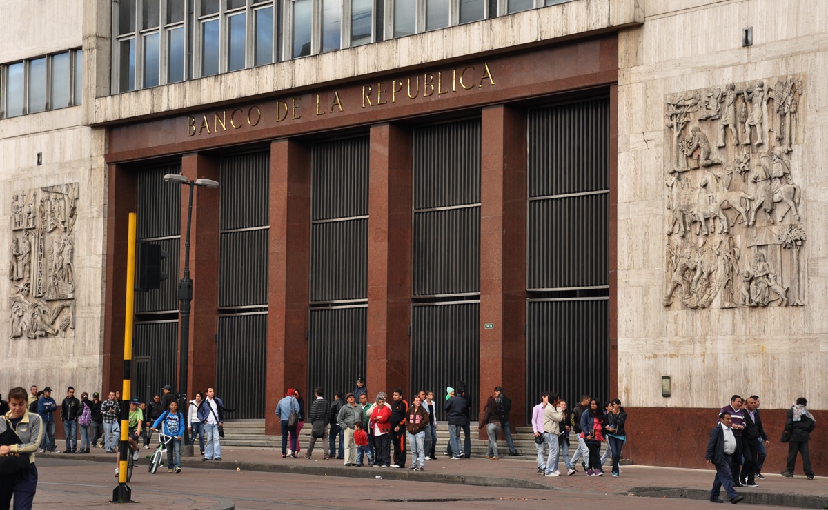 The headquarters of the Colombian Central Bank in Bogotá.