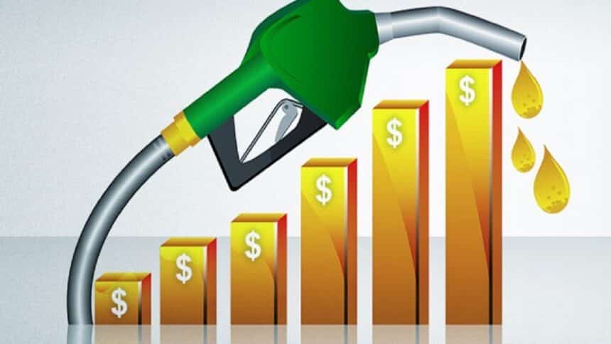 All countries have access to the same oil prices on international markets but decide to impose different taxes