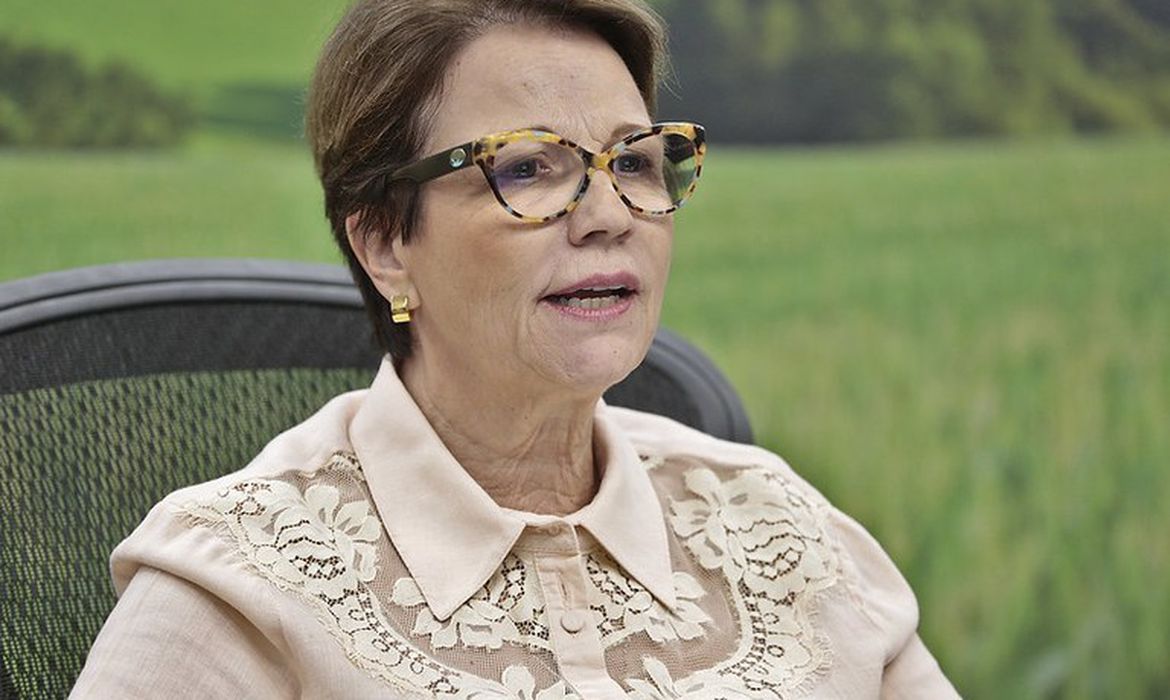 Brazilian Agriculture Minister, Tereza Cristina.