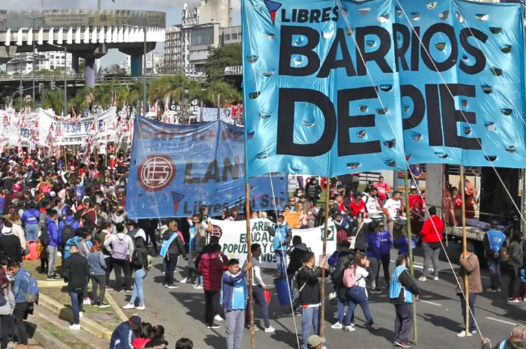 Massive protest in Argentina in demand for work