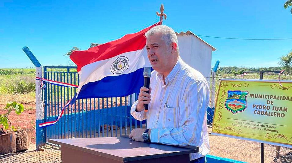 The mayor of Pedro Juan Caballero, José Carlos Acevedo.