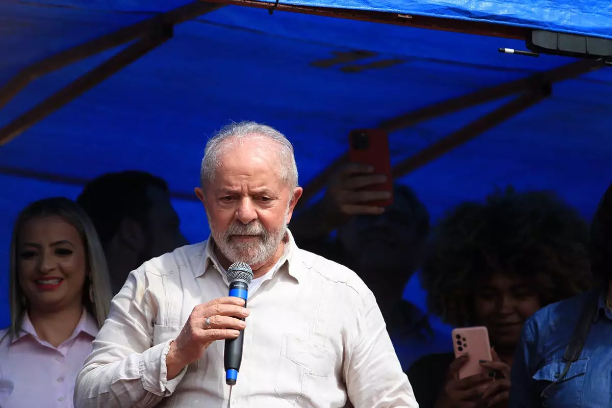 Former Brazilian president and current presidential candidate, convicted for corruption, Luiz Inacio Lula da Silva.