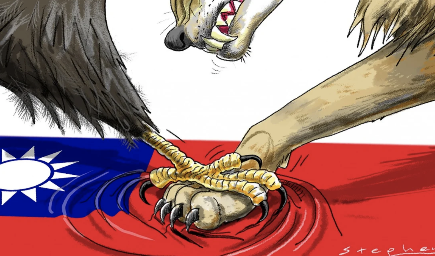 US proxy wars - Syria, Ukraine and soon Taiwan? (Photo internet reproduction)