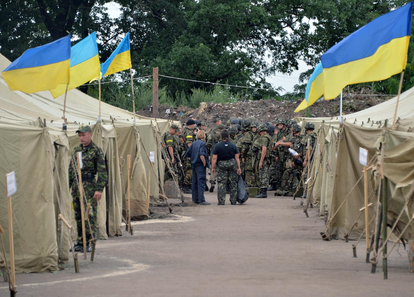 Ukraine troops