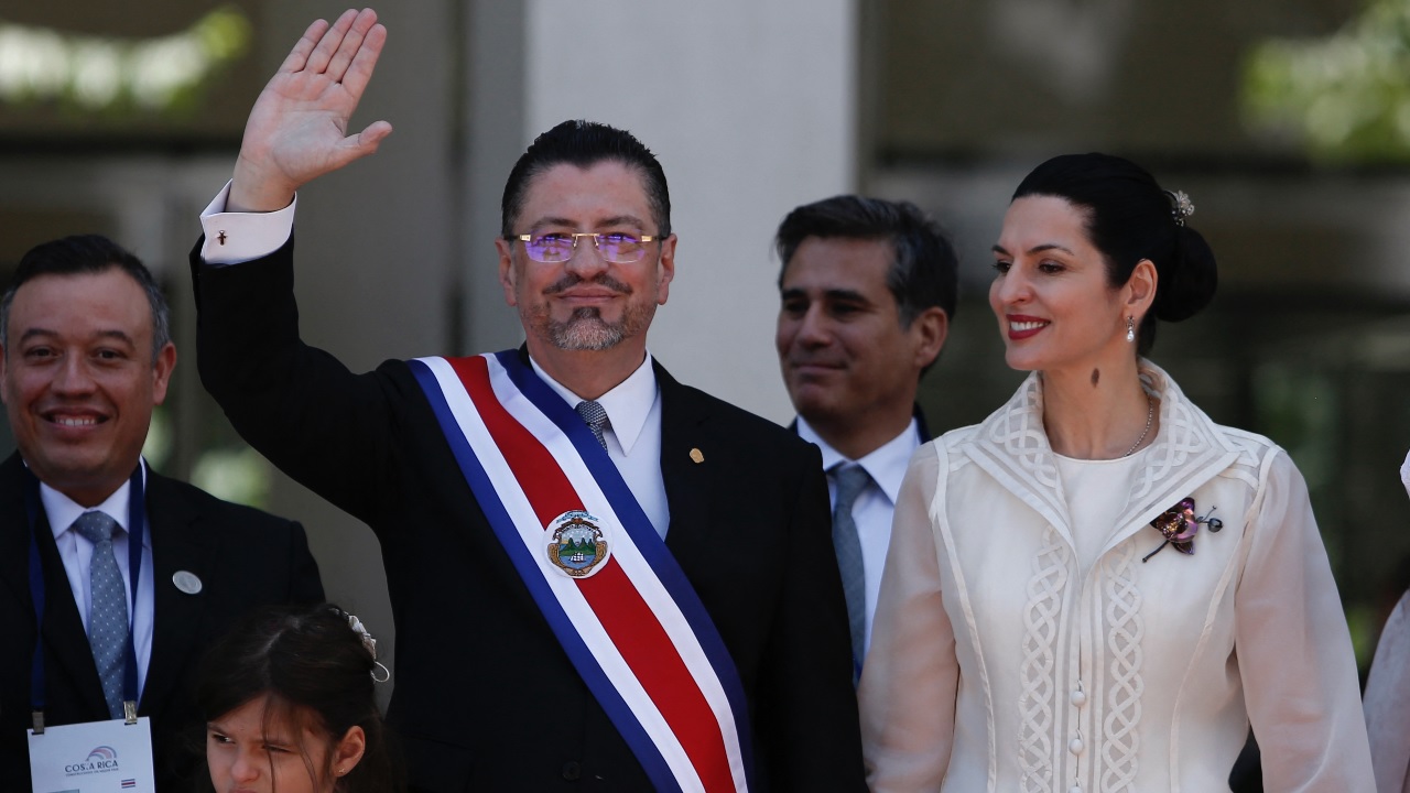 Economist Rodrigo Chaves became Costa Rica's 49th president for the period 2022-2026.