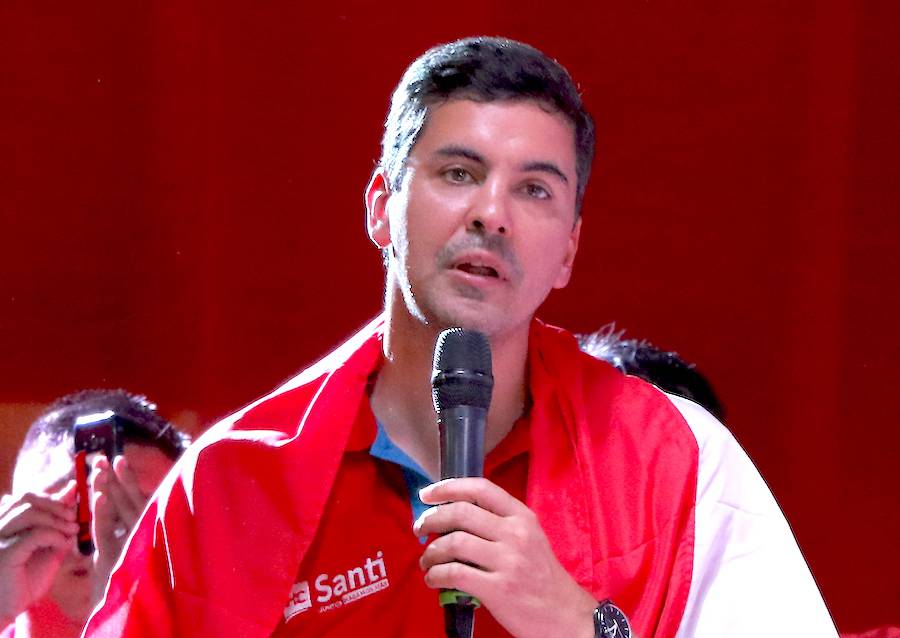 Paraguayan presidential pre-candidate, Santiago Peña.
