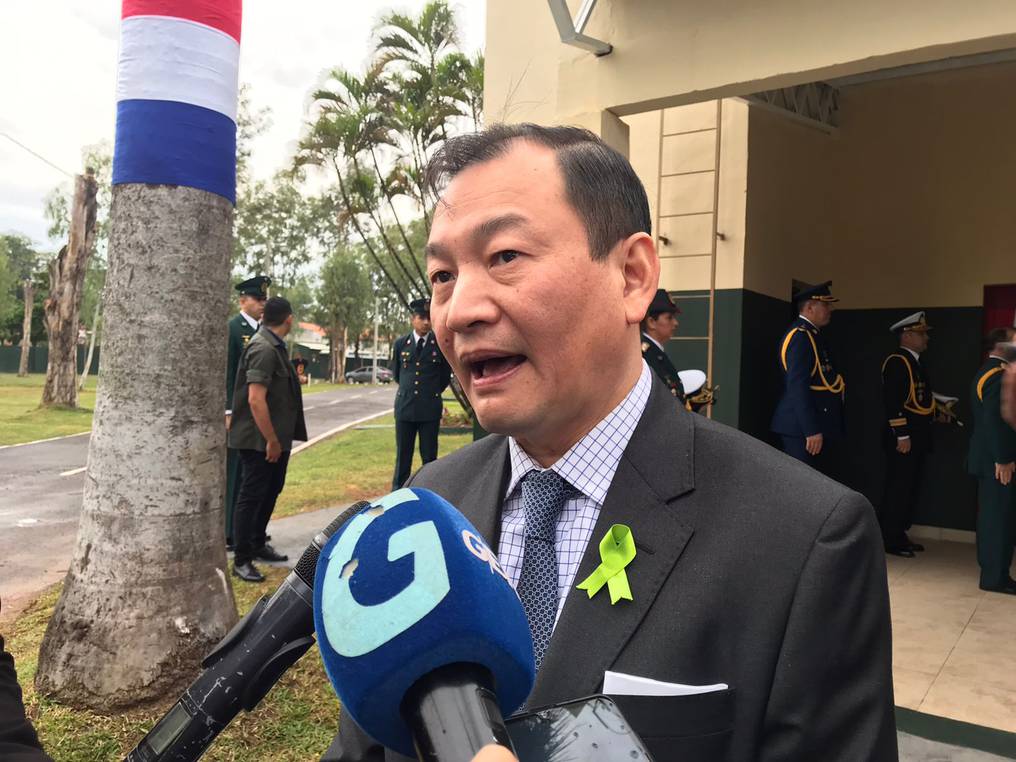 The ambassador of Taiwan in Paraguay, José Han.