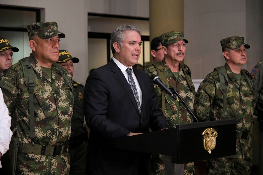 Duque assures that the results of Colombia's presidential elections will be respected by the army. (Photo internet reproduction)