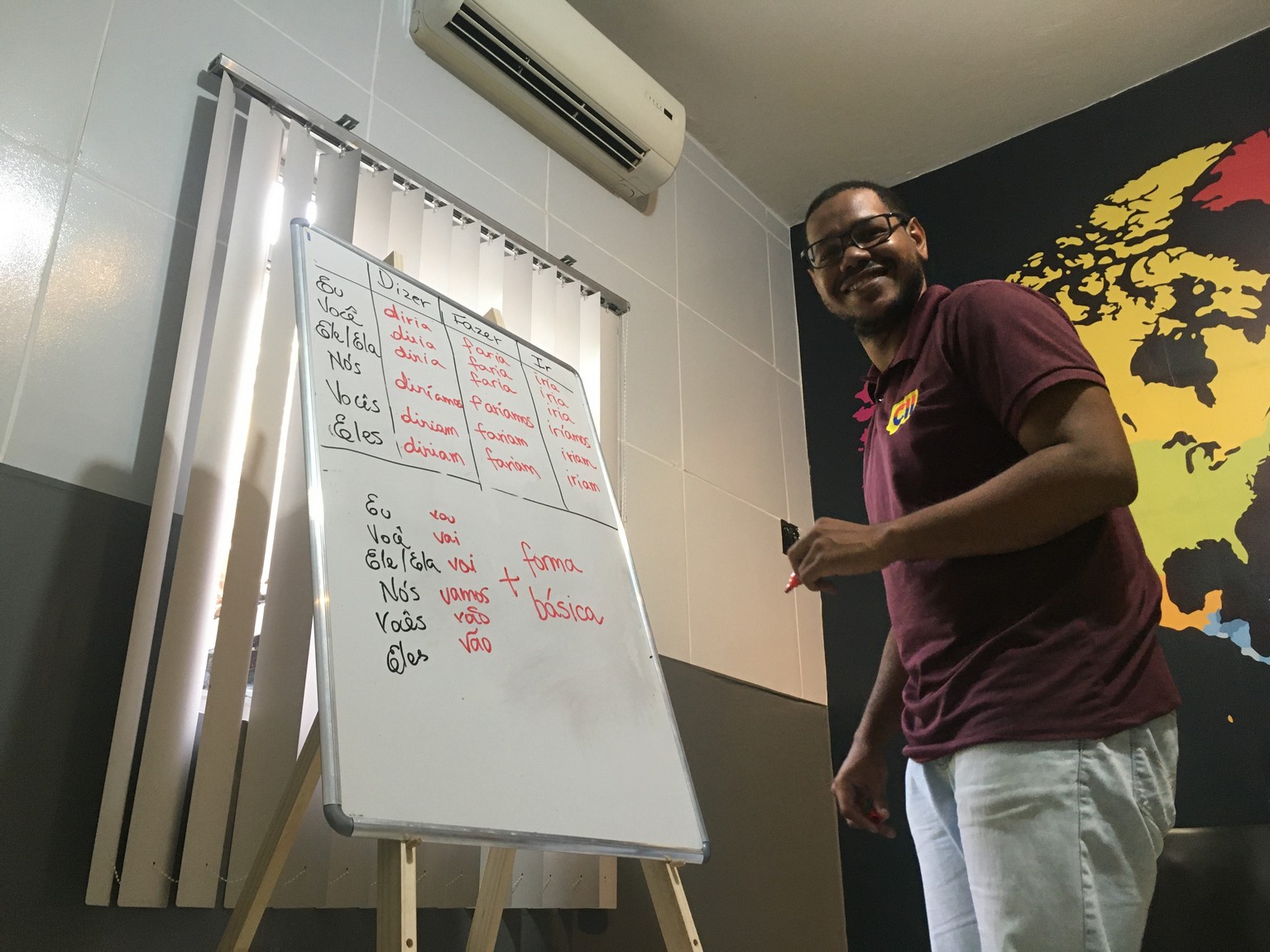 Hemmerson Rodrigues, a 28-year-old language teacher from São Luís. (Photo Ben Wayne)