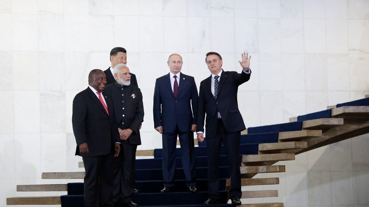 The presidents of the BRICS countries.