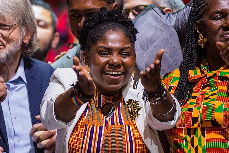 Francia Márquez, Colombia's first Afro-descendant vice president.