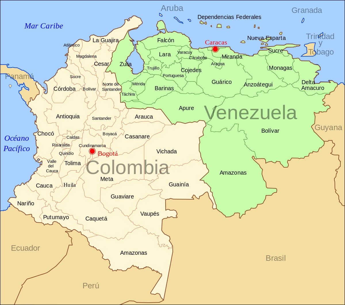 Venezuela and Colombia share a 2,219-kilometer border, closed since 2015.