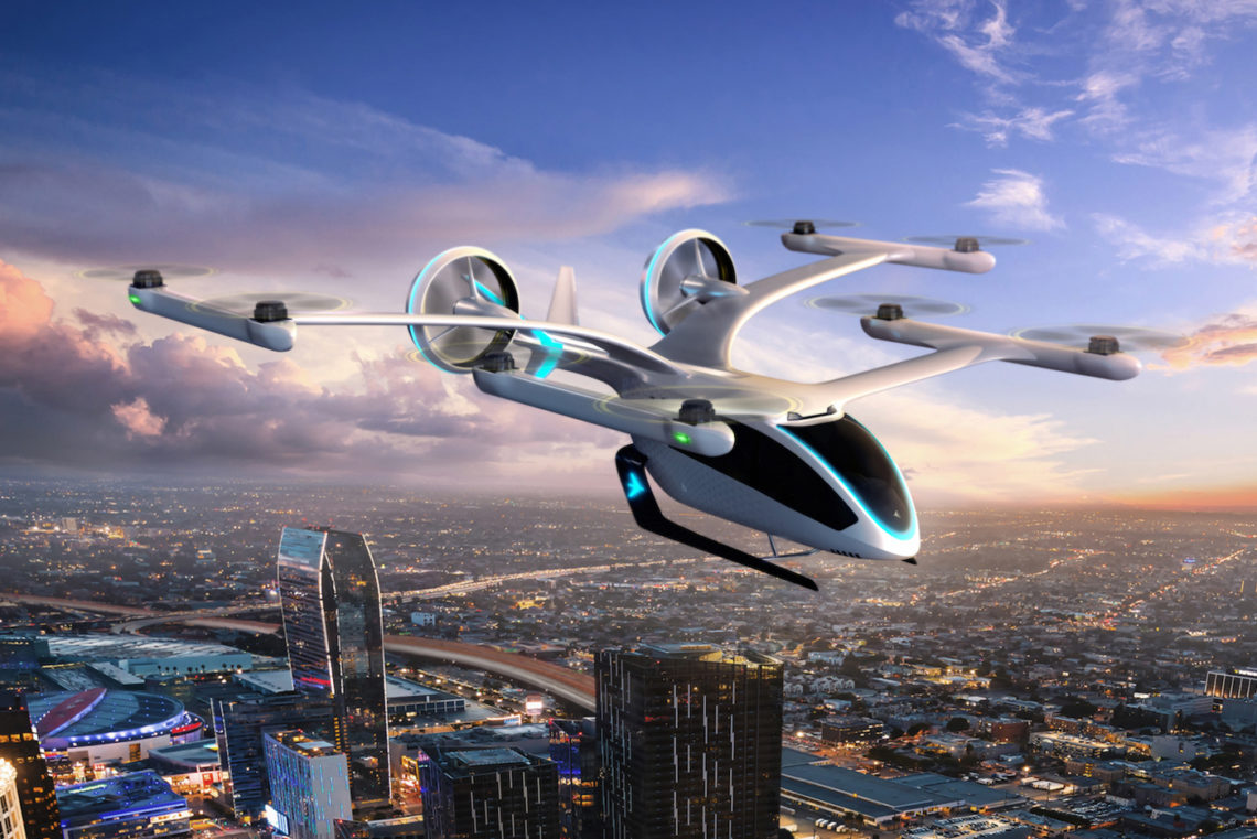 Eve flying car. (Photo internet reproduction)