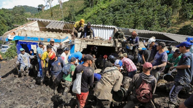 Three children dead after mudslide sweeps through elementary school in Medellin
