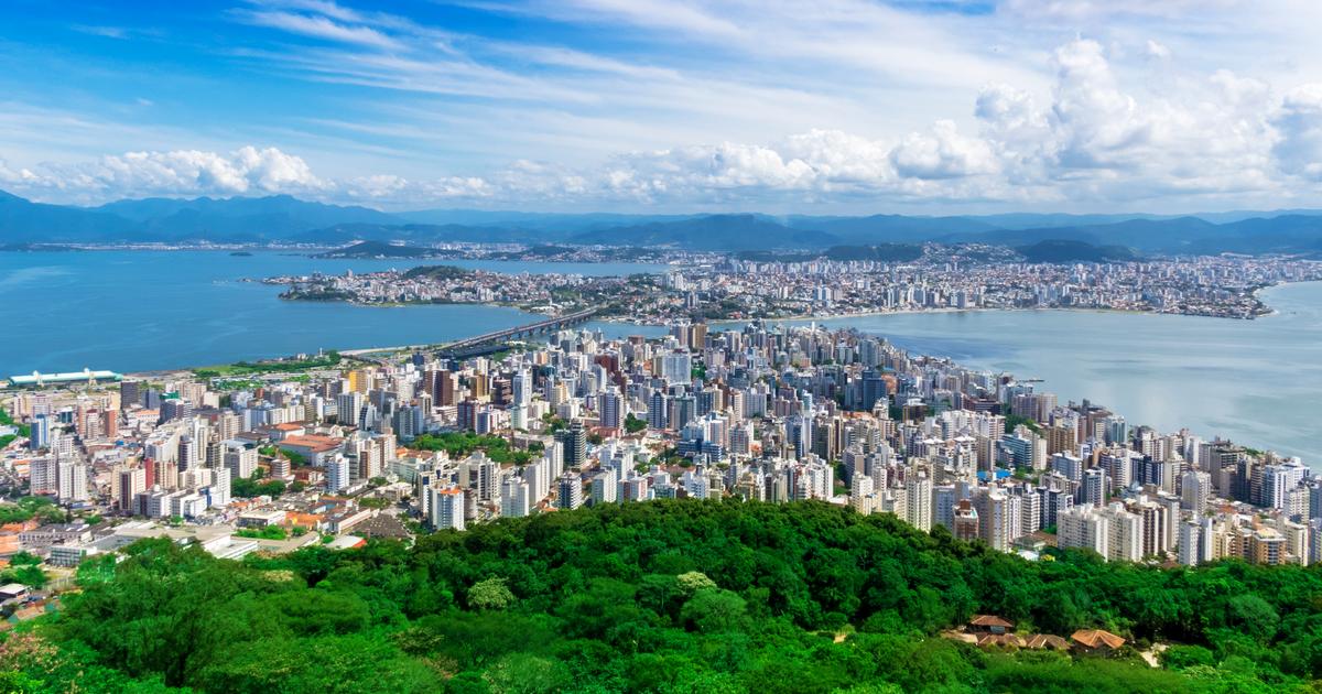 Santa Catarina state capital, Florianópolis.