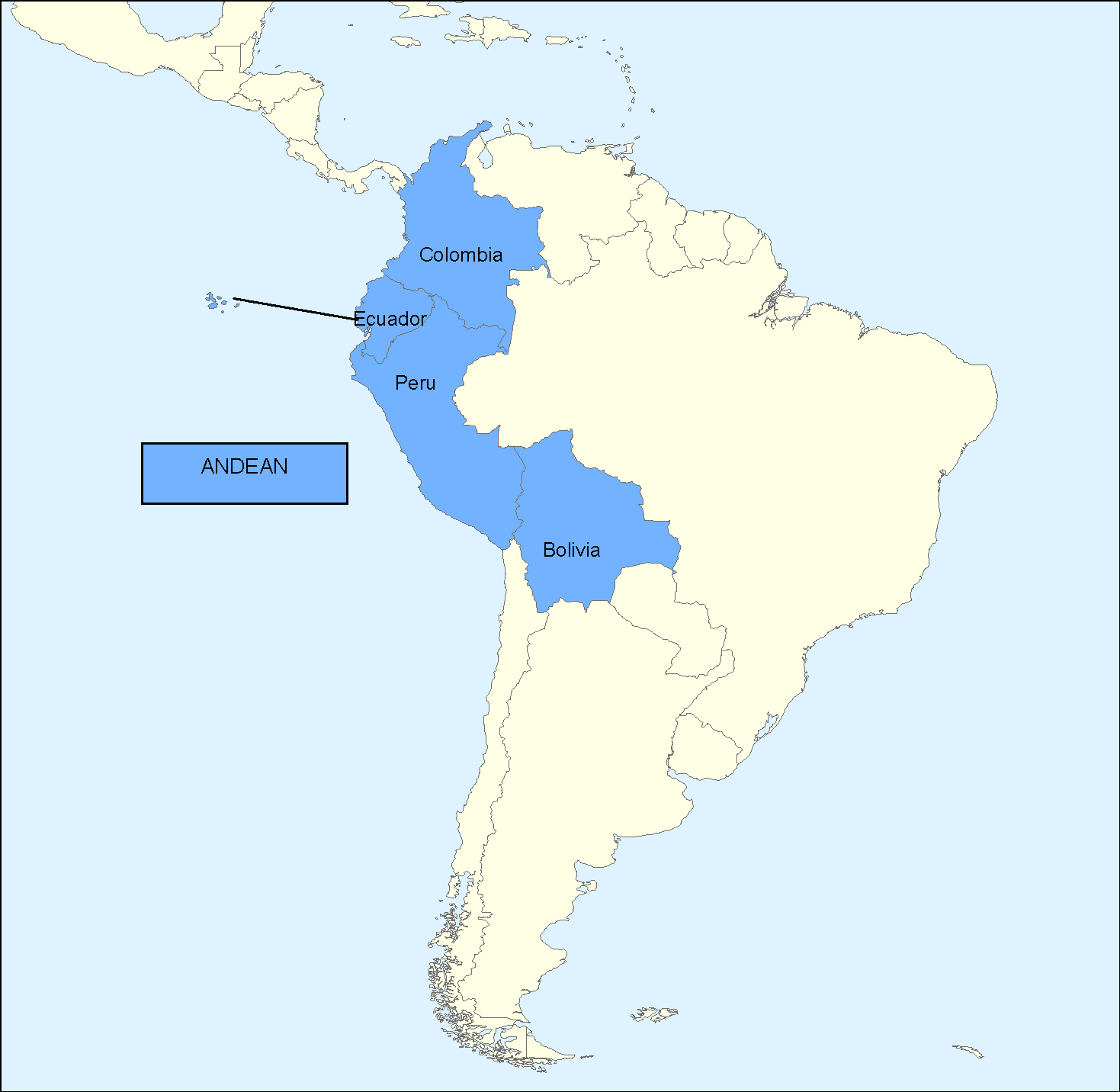 Peru and Colombia promote Chile and Venezuela's re-entry into the Andean Community. (Photo internet reproduction)