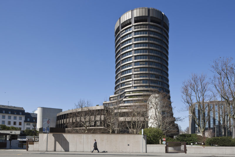 Headquarters of the Bank for International Settlements BIS, in Basel, Switzerland. (Photo internet reproduction)