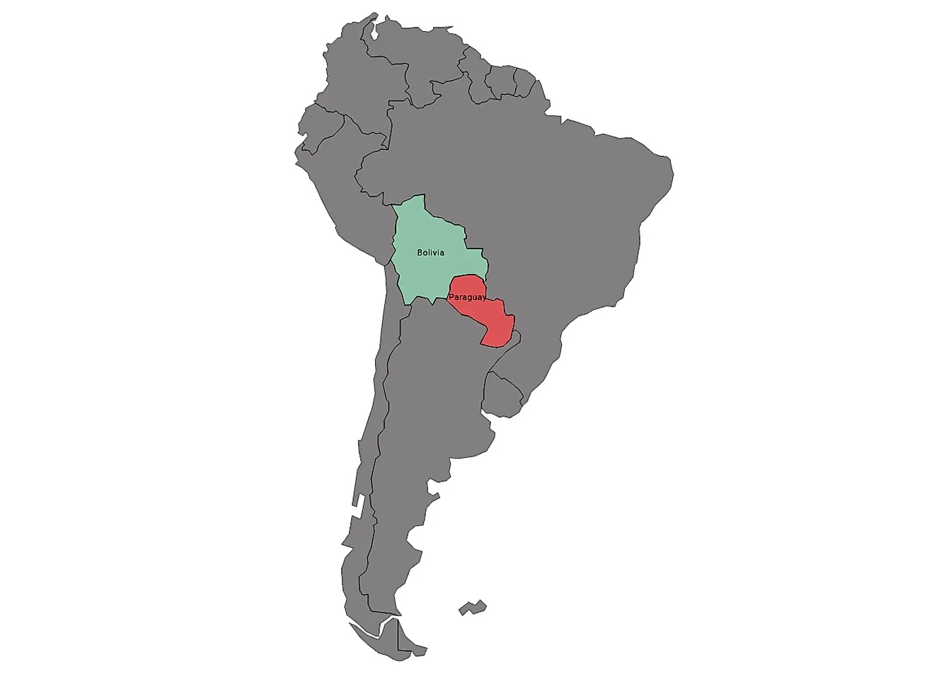 BOL-PY-SouthAmerica