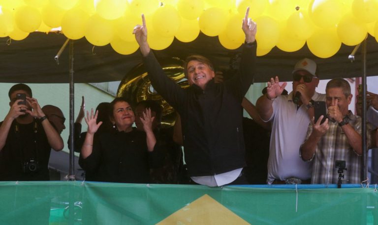 Brazilian president launches first re-election event