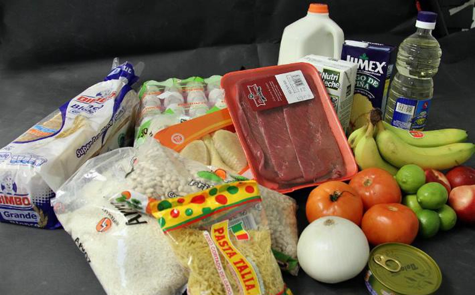 Basic food basket in Chile. (Photo internet reproduction)