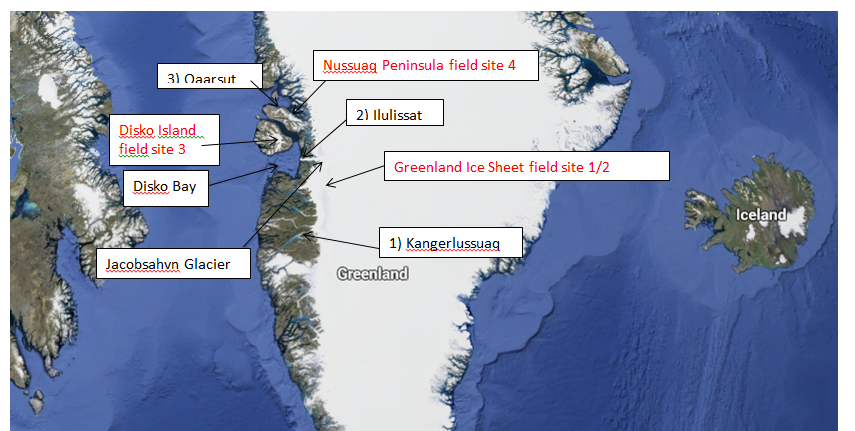 Search area in Greenland. (Photo internet reproduction)