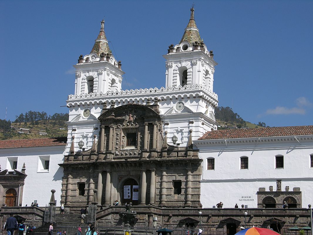 San Francisco de Quito monastery in Ecuador. (Photo internet reproduction)
