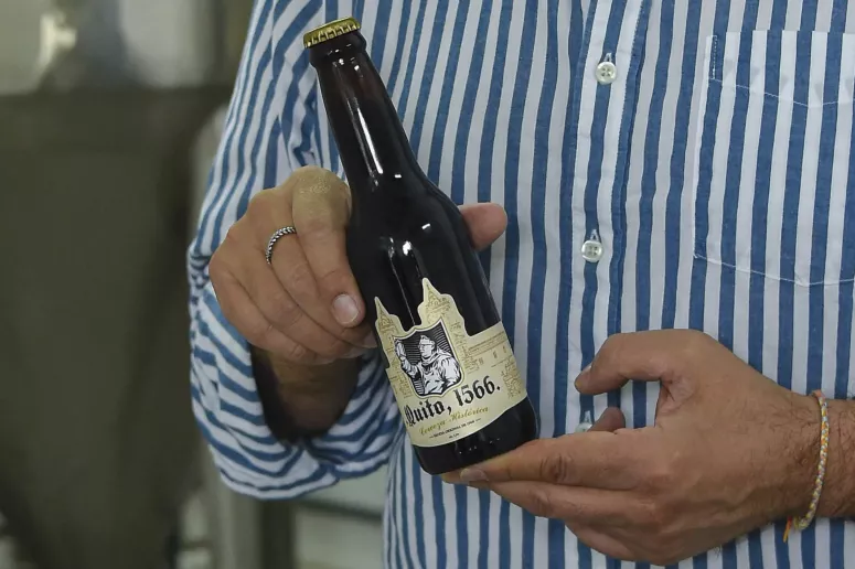 Quito 1566 beer. (Photo internet repoduction)