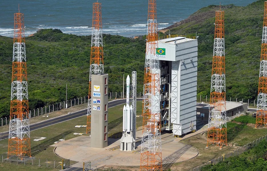 The VLS desired by Brazil is a launch vehicle or space rocket used to transport a payload from the Earth's surface to outer space.