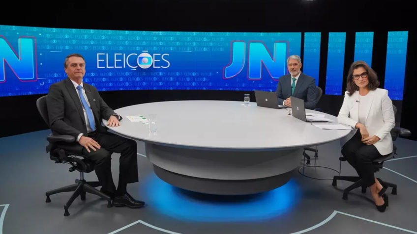 Bolsonaro says on Brazil's most-watched news program that he respects result of "clean elections". (Photo internet reproduction)