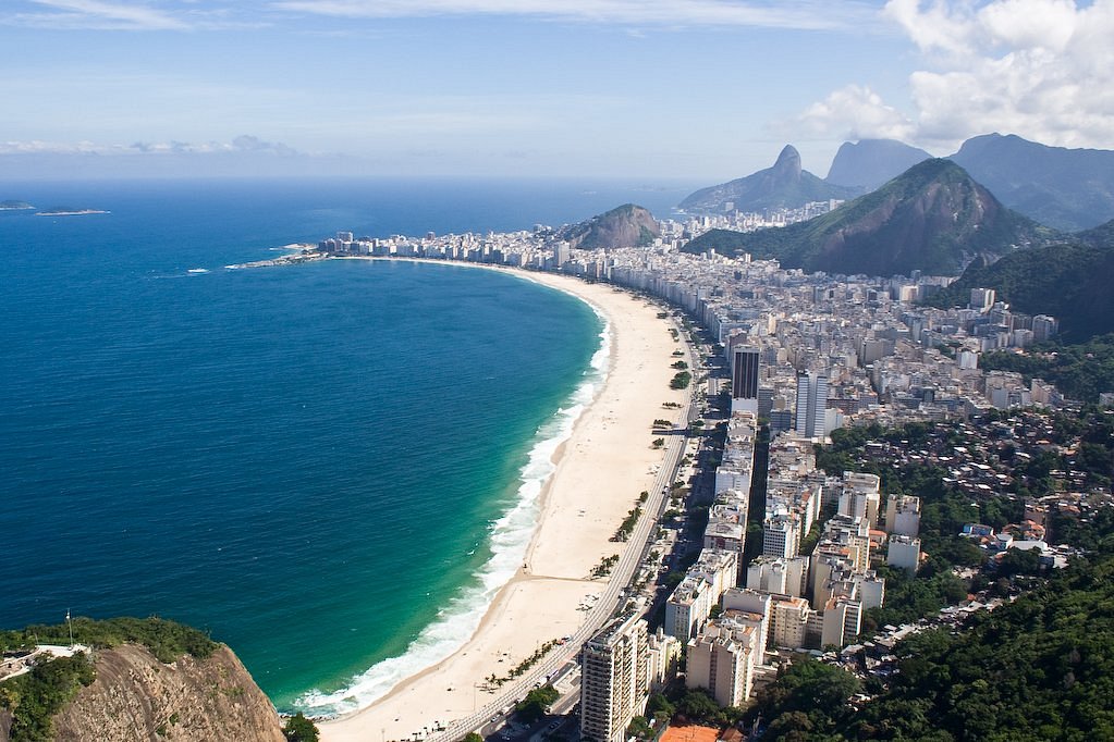 Copacabana beach, Rio de Janeiro.