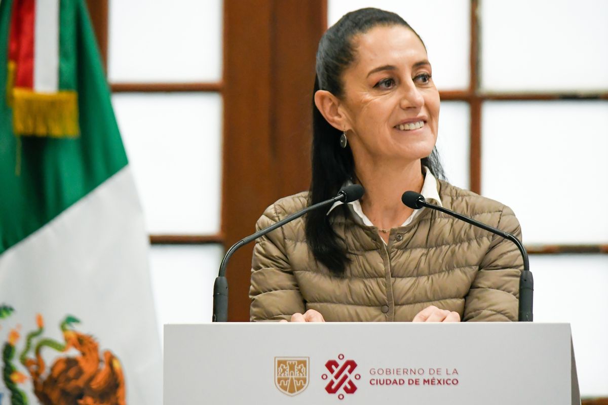 Mexico City's head of government, Claudia Sheinbaum.