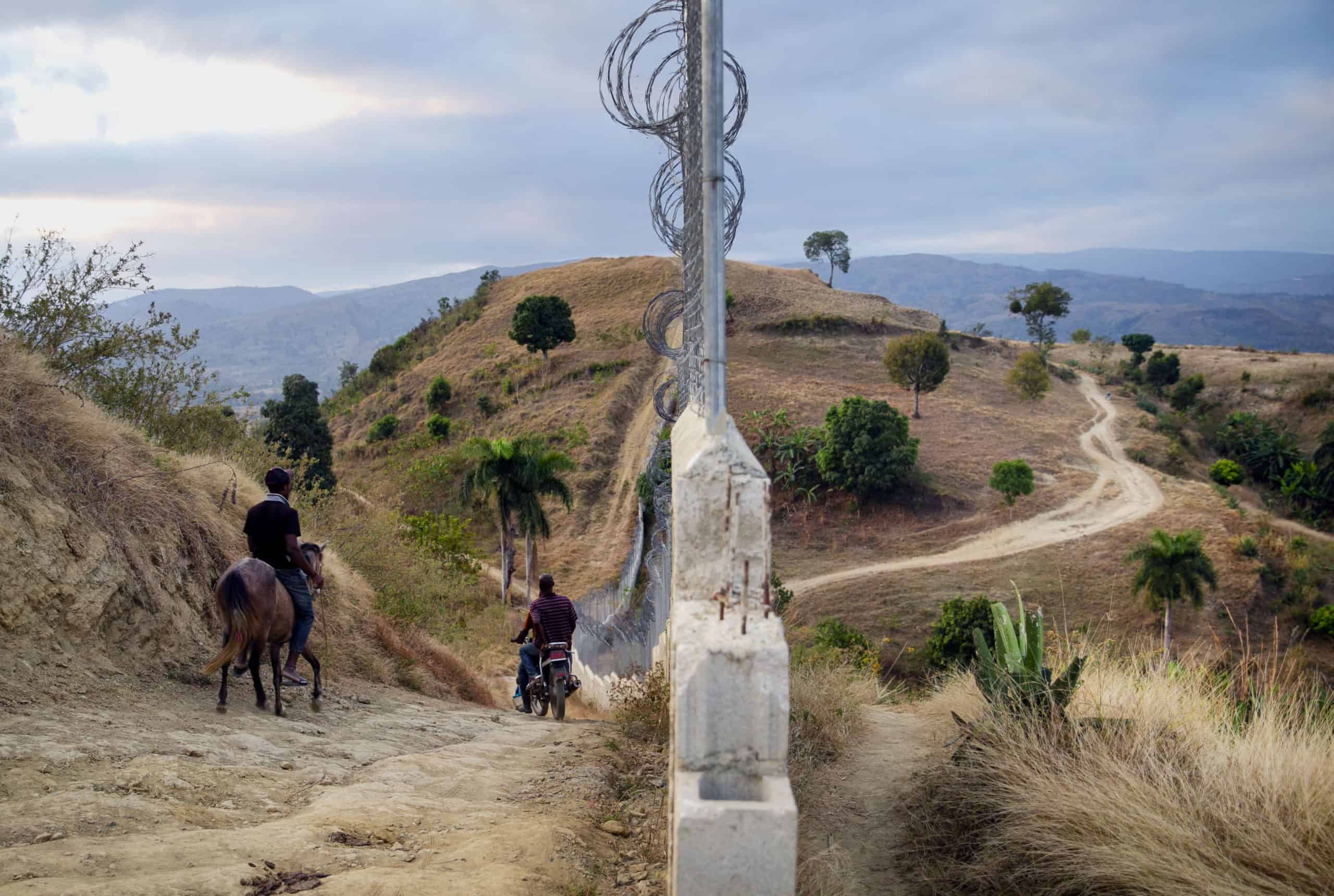 Dominican Republic Wall construction on the border with Haiti