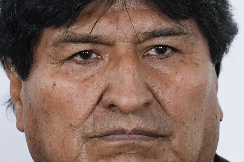 Evo Morales. (Photo Internet reproduction)