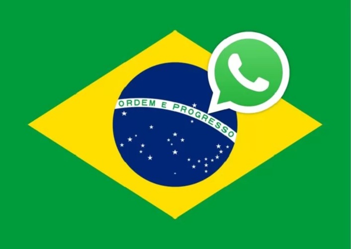 Brazil is the country where WhatsApp is used the most