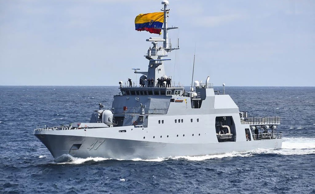 Colombian navy. (Photo internet reproduction)