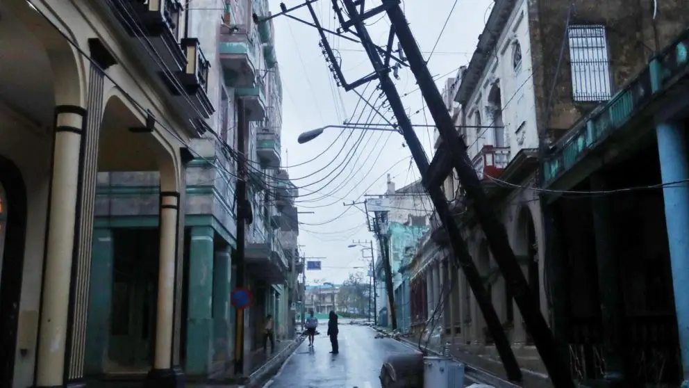 Cuba suffers nationwide power failure after hurricane. (Photo internet reproduction)