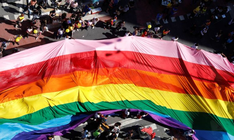 Rio’s LGBTI+ parade prepares to return to Copacabana in November with giant rainbow flag