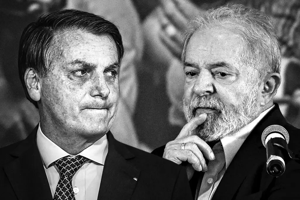 Brazilian President Jair Bolsonaro (left) and former Brazilian President Lula da Silva.