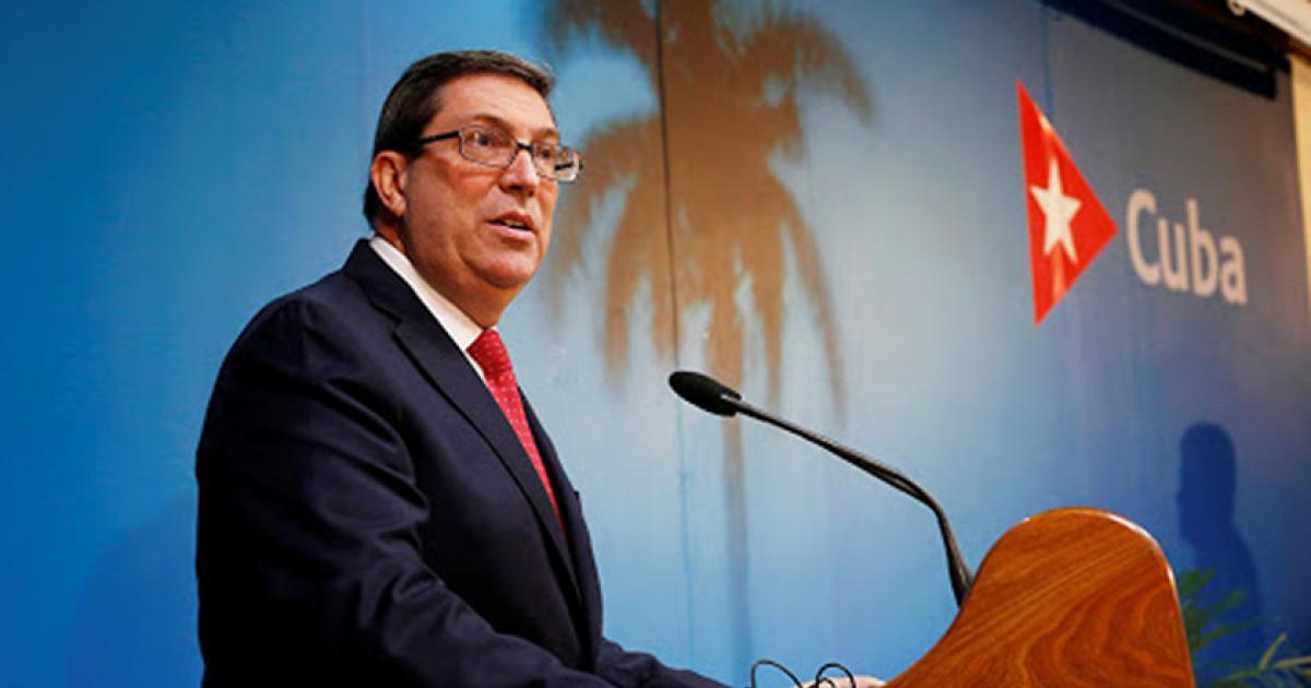 Cuban Foreign Minister Bruno Rodríguez Parrilla.