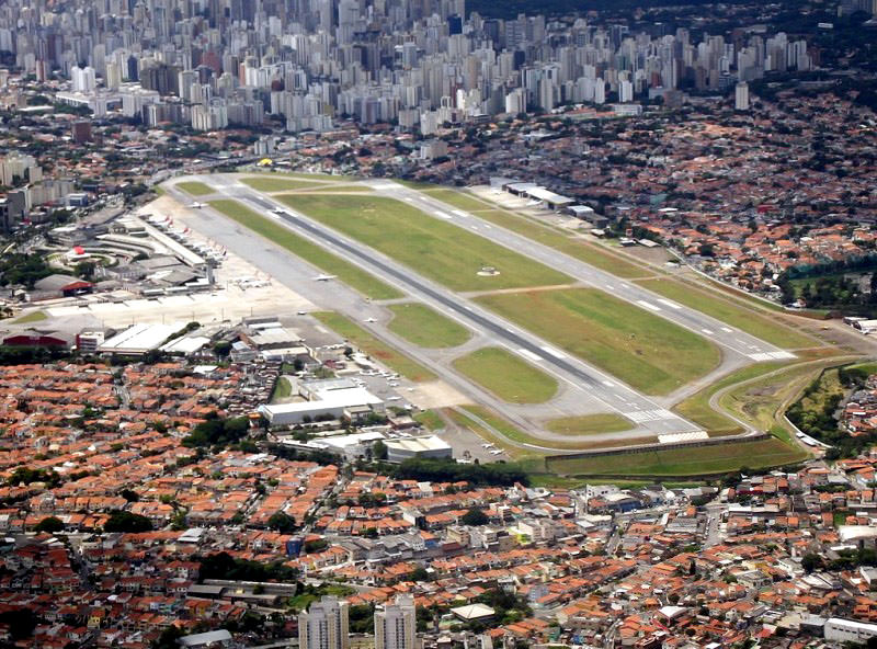 São Paulo's Congonhas airport. (Photo internet reproduction)