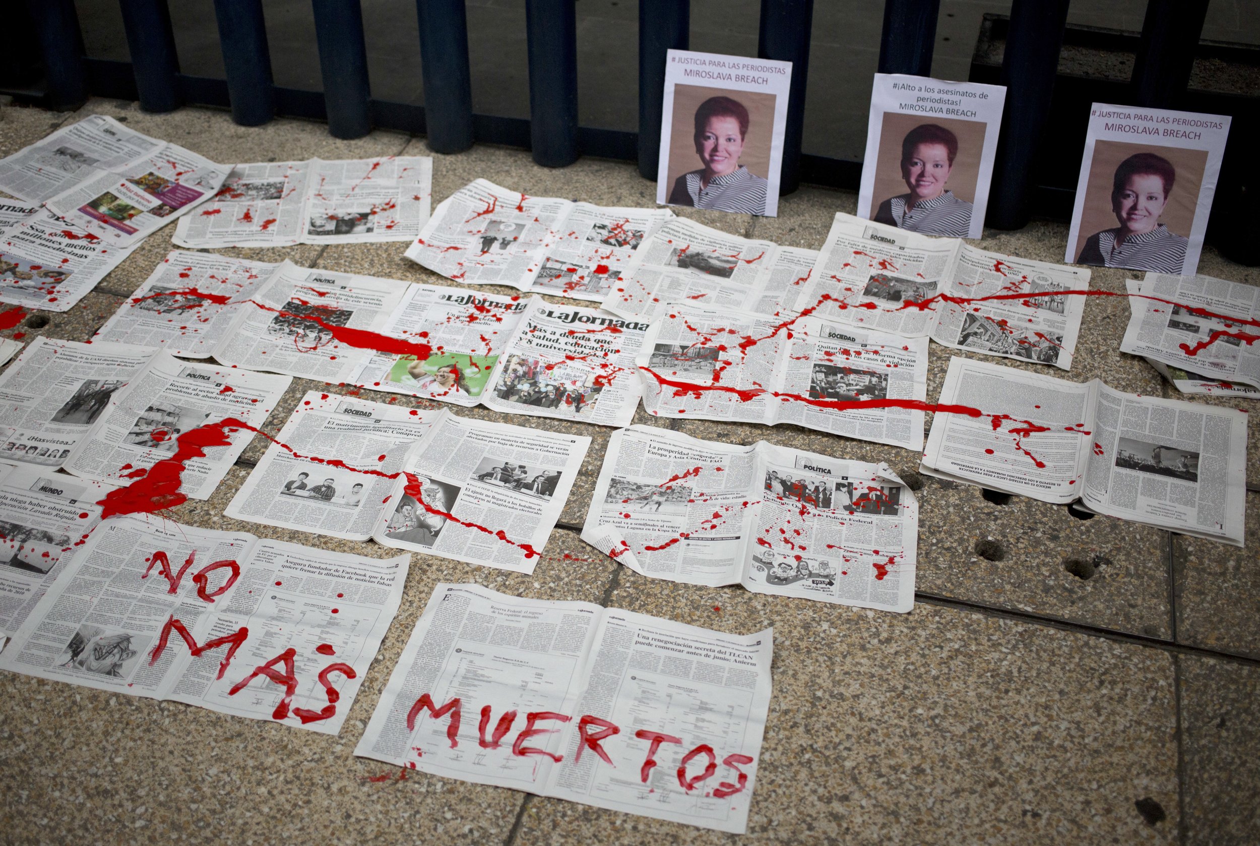 Mexico ranks 127th out of 180 countries for press freedom.